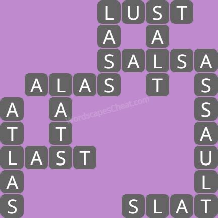 Wordscapes Level 1058, Above 2 .